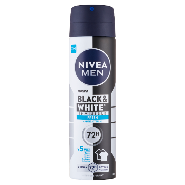 Nivea Men deo 150ml B&W Invisible Fresh