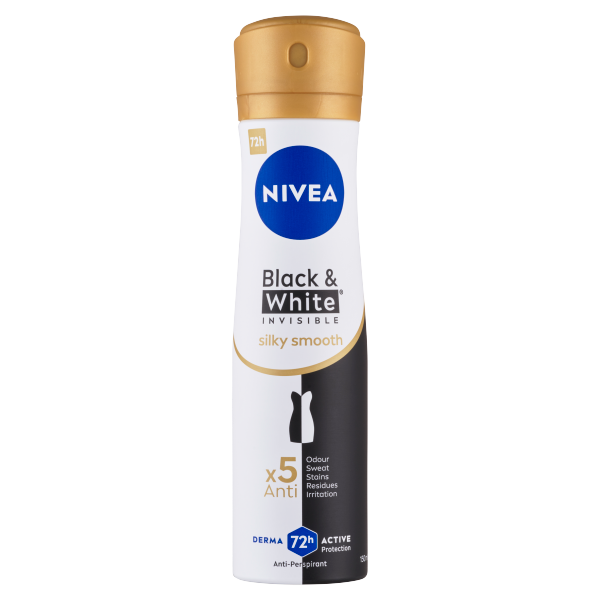 NIVEA Deo 150ml B&W Invisible S.Smooth