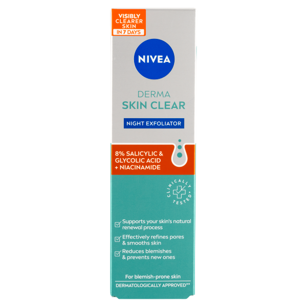 Nivea Éjszakai hámlasztó 40ml Derma S.C.