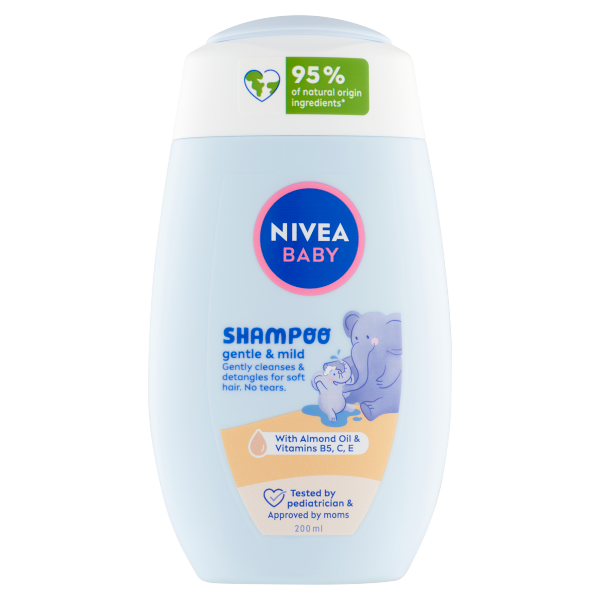 Nivea Baby sampon 200ml Gyengéd