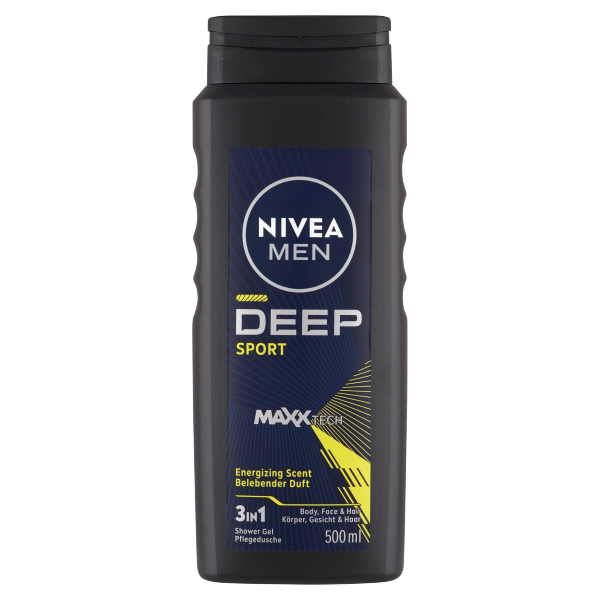 Nivea Men tusfürdő 500ml Deep Sport