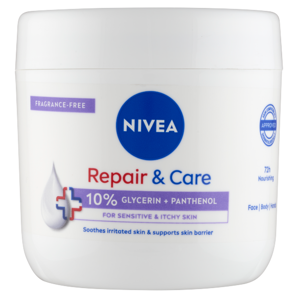 Nivea Creme 400ml Repair&Care Érzékeny