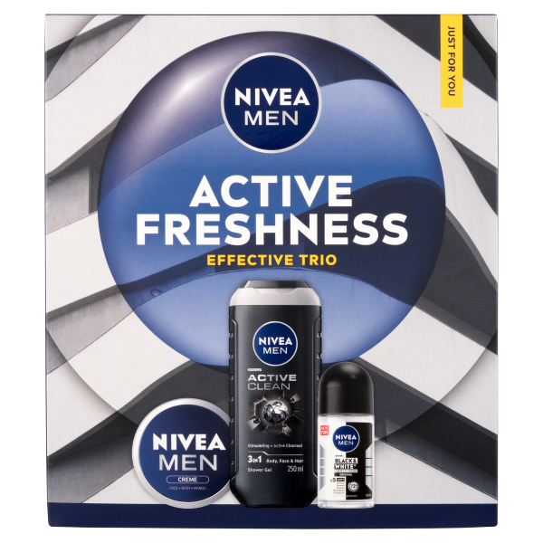 Nivea aj.csom Men Active Freshn. Eff. Set