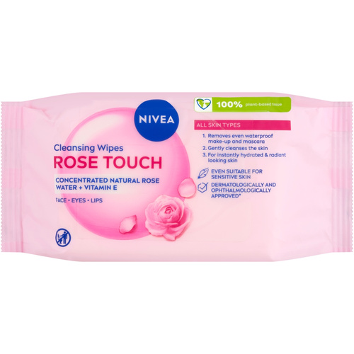 Nivea Arct.Kendő 25db Rózsavizes Micellás