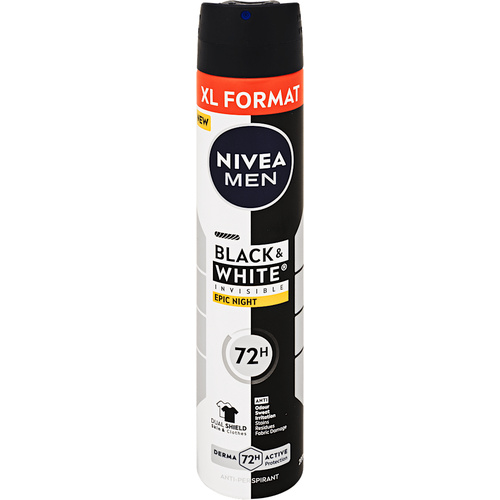 Nivea deo 200ml B&W Inv.Epic Night