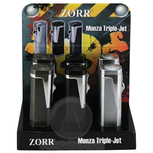 PLT Zorr Triple Jet Öngyújtó Monza 6db/disp.