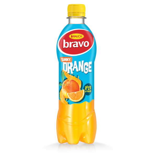 Bravo Sunny Orange 10 % 0.5 L PET DRS