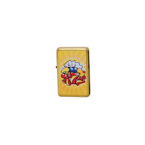 TAB öngyújtó benzines motívumok gold 12/display 03031