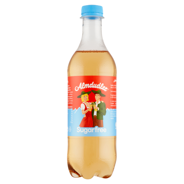 Almdudler cukormentes 0.5 L PET DRS