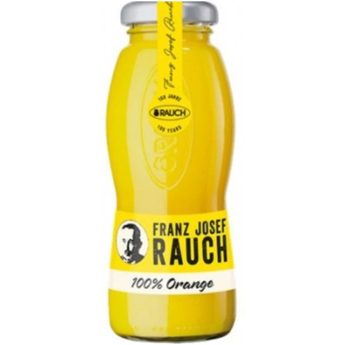 Rauch Prémium Narancslé gyümölcshússal 100 % 0.2 L palackos DRS
