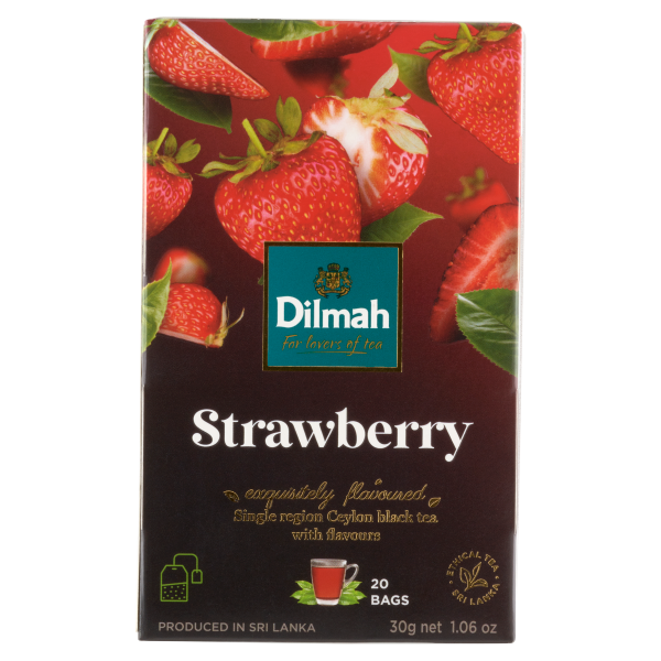 Dilmah Strawberry fekete tea 20*1,5g/12/