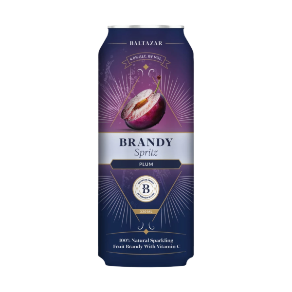 Baltazar Brandy Spritz Szilva 0.33 L dobozos DRS