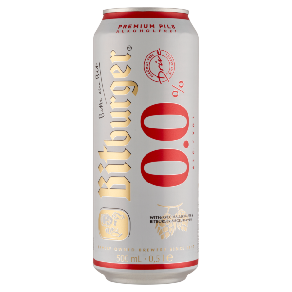 Bitburger Drive Alkoholmentes 0.33 L dobozos DRS