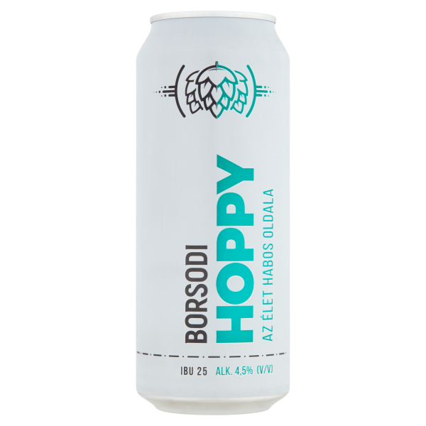 Borsodi Hoppy 0.5 L dobozos DRS