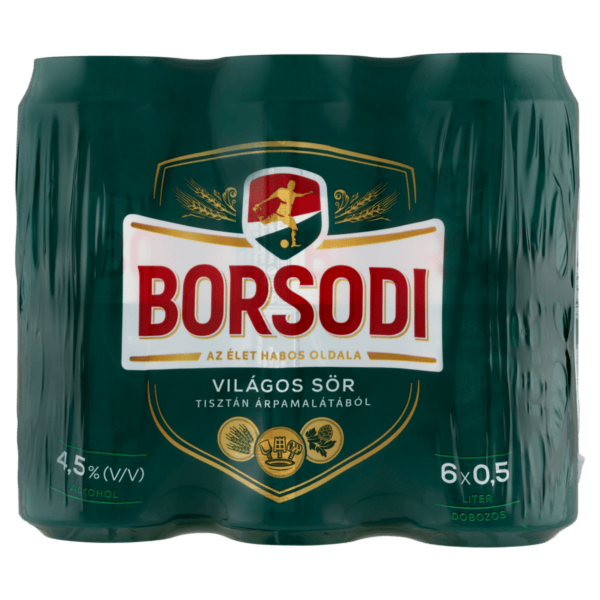 Borsodi MP 6 x 0.5 L dobozos DRS