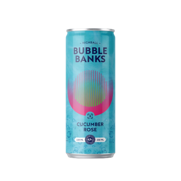 Bubble Banks Rózsa-Uborka 0.25 L dobozos DRS