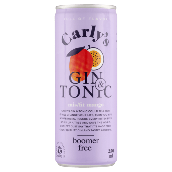 Carly's Gin&Tonic Mango 0.25 L dobozos DRS