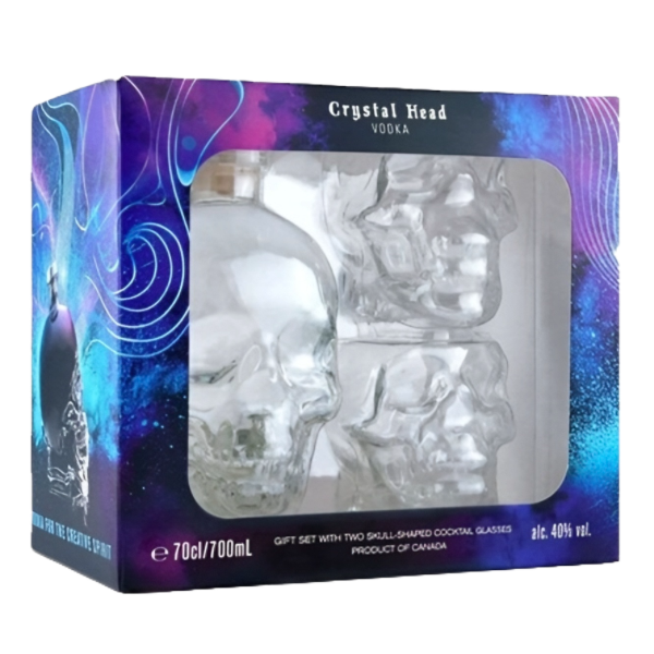 Crystal Head Vodka 0.7 L + 2 pohár PDD
