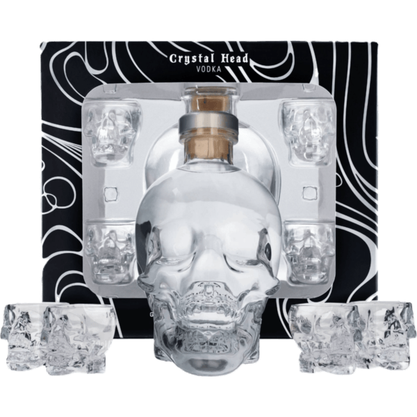 Crystal Head Vodka 0.7 L + 4 pohár PDD