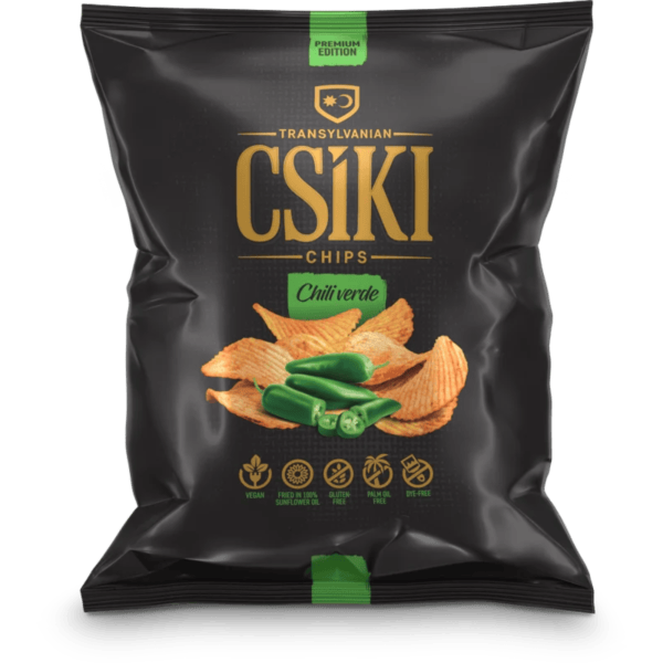 Csíki Chips Premium Chili Verde 60 g