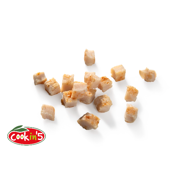 Fagyasztott Sült csirkemell kockák 2.5kg