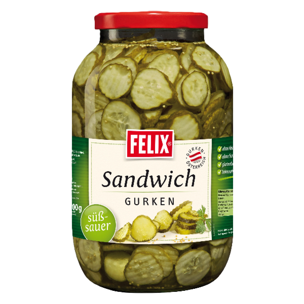 Felix szel. szendvics uborka 3,1 kg