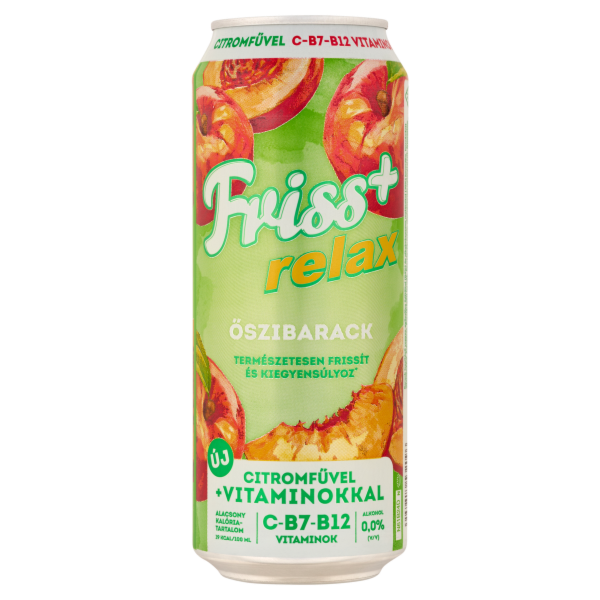 Friss+ Őszibarack 0 % 0.5 L dobozos DRS
