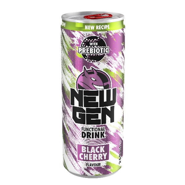 Hell New Gen Black Cherry with Prebiotic 0.25 L dobozos DRS