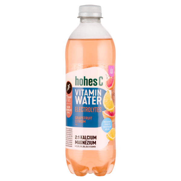 HohesC Vitaminvíz Elektrolit Grapefruit-Citrom 0.5 L PET DRS