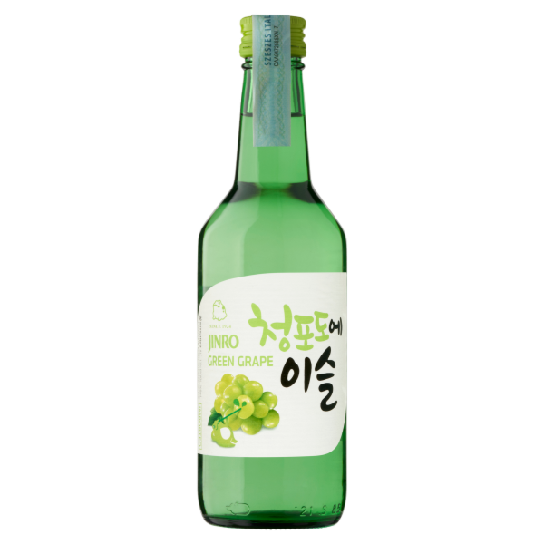 Jinro Chamisul Grape Soju 0.35 L palackos DRS