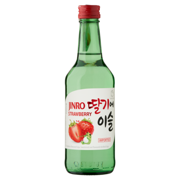 Jinro Chamisul Strawberry Soju 0.35 L palackos DRS