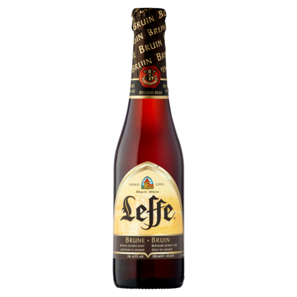 Leffe Brune 0.33 L palackos DRS