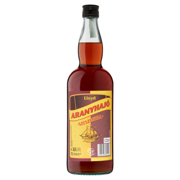 Lloyd Aranyhajó szeszesital 34.5 % 1 L
