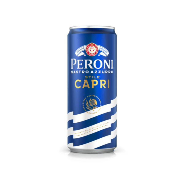 Peroni Nastro Azzurro Capri 0.33 L dobozos DRS