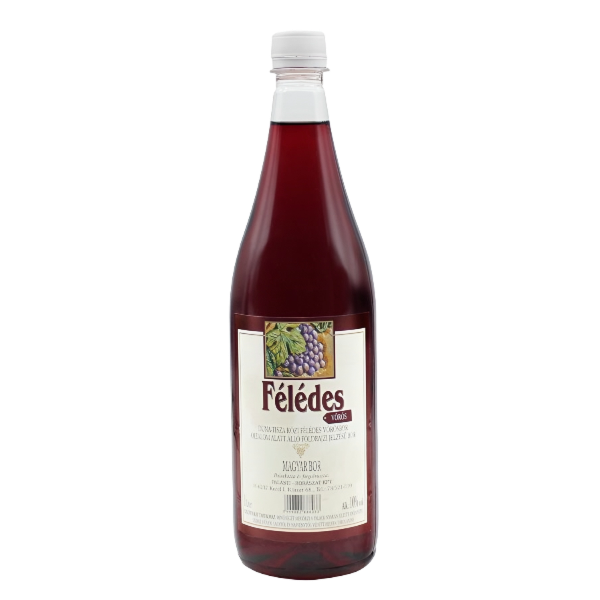 Palásti Duna-Tisza Közi Félédes Vörösbor 1 L PET DRS