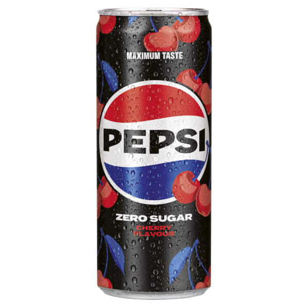 Pepsi Zero Cherry 0.33 L dobozos DRS