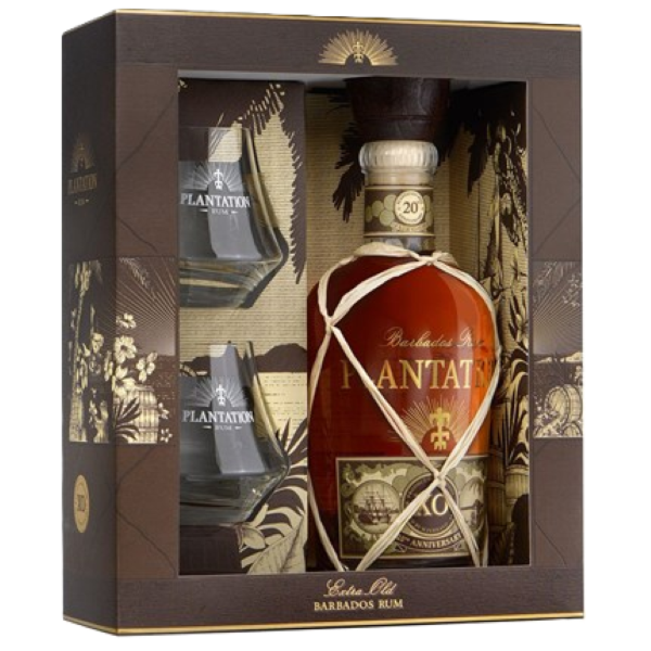 Planteray XO 20th Anniversary 0.7 L + 2 pohár PDD