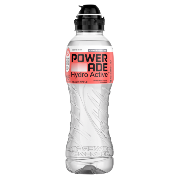 Powerade Hydro Active Peach-Apple 0.5 L PET DRS