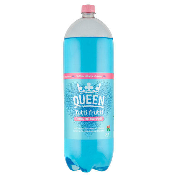 Queen Tutti Frutti Cukorral 2.5 L PET DRS