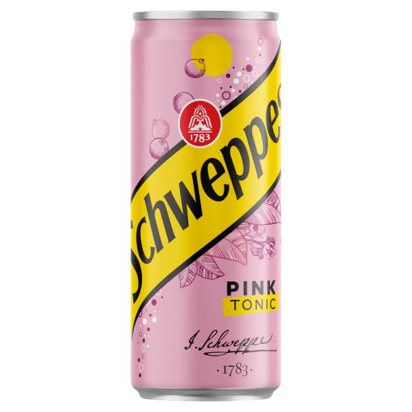 Schweppes Pink Tonic 0.33 L dobozos DRS