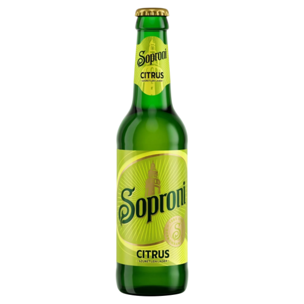 Soproni Citrus Szűretlen 0.33 L palackos
