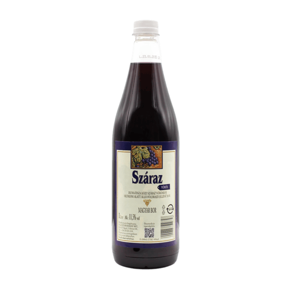 Palásti Duna-Tisza Közi Száraz Vörösbor 1 L PET DRS