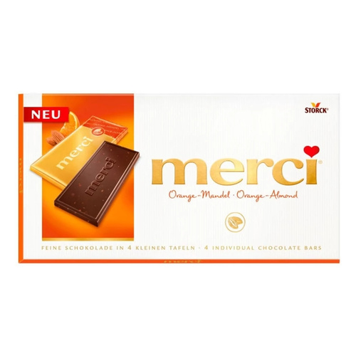 Merci táblás narancsos-mandulás 100g