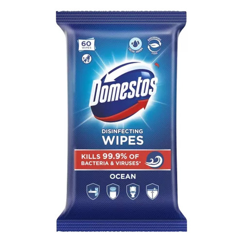 Domestos Fert. Törlőkendő 60db ocean
