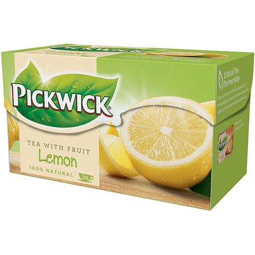 Pickwick Fekete Tea Citrom 20*1.5 g