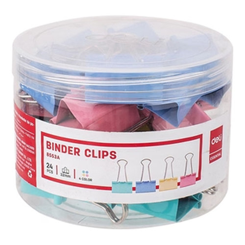 Binder Kapocs Deli színes 32mm 24db-os