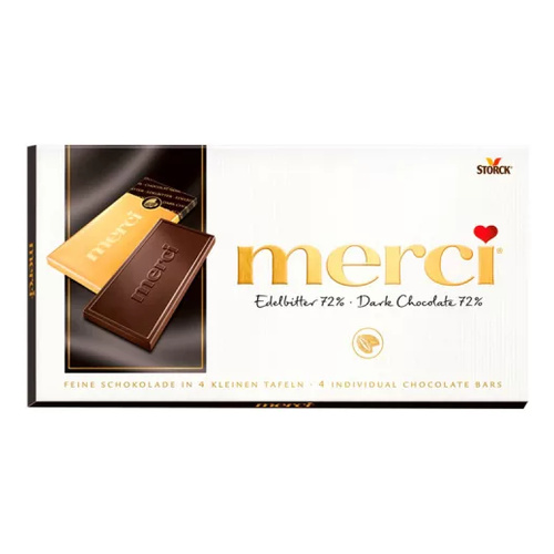 Merci táblás étcsokoládé 72% 100g