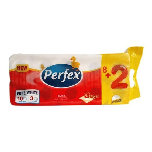 Perfex Toalettpapír 3 rét. 8+2 tek