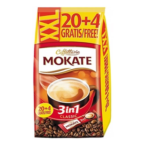 Mokate Instant Kávé 3in1 XXL 20+4*17g