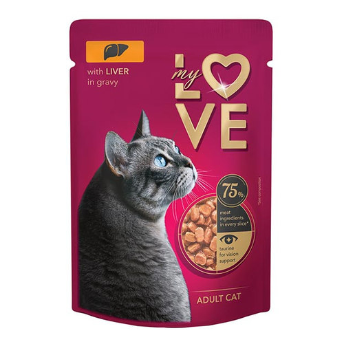My Love Alut.macskáknak Májjal 85g